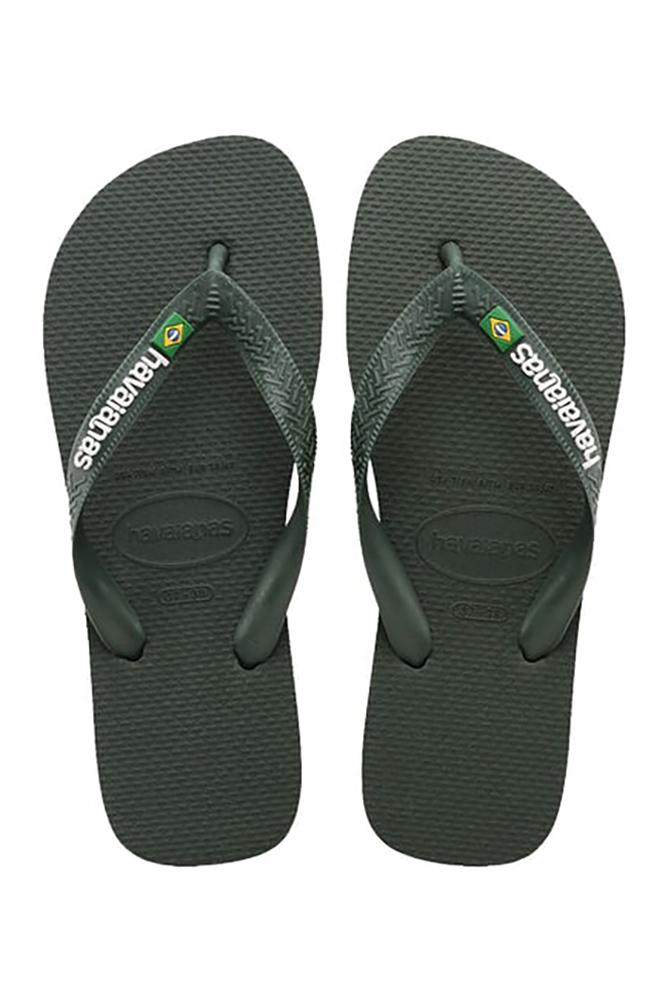 SCARPE UNISEX OLIVE BRASILLOGO OLIVA5983 HAVAIANAS